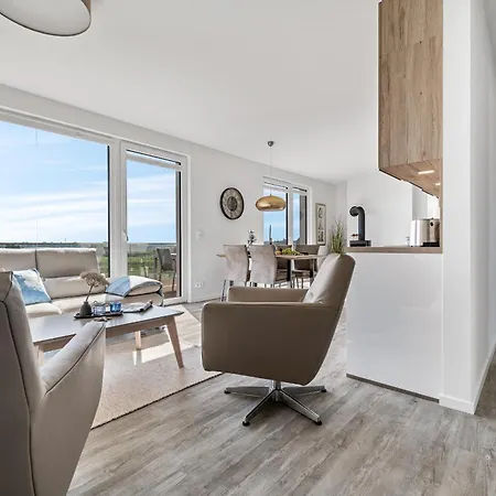 Beachviewtwo- 3og, Meerblick, Balkon, Kamin, Sauna Olpenitz