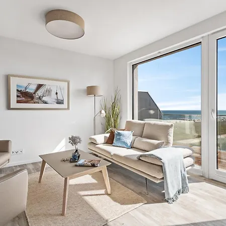 Apartmán Beachviewtwo- 3og, Meerblick, Balkon, Kamin, Sauna Olpenitz