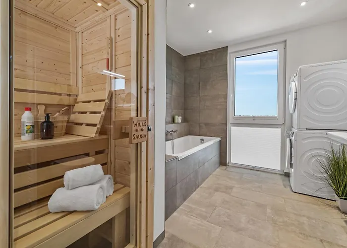 Beachviewtwo- 3og, Meerblick, Balkon, Kamin, Sauna Appartamento *