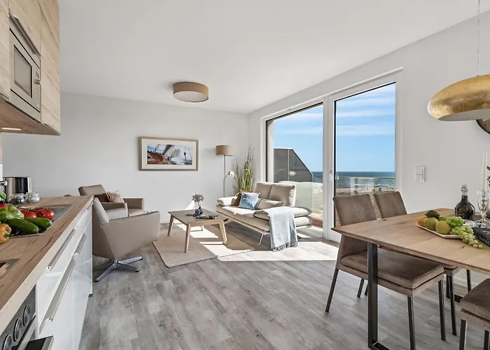 Beachviewtwo- 3og, Meerblick, Balkon, Kamin, Sauna * Olpenitz